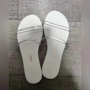 TKEES PVC Gemma Clear Sandals NEW
